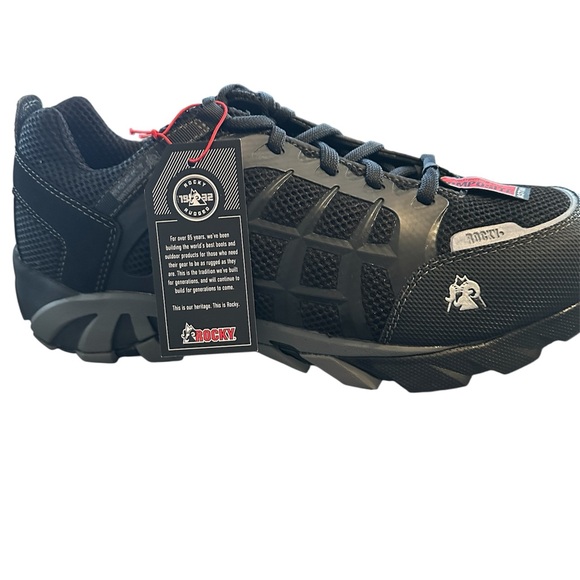 Rocky Other - Rocky Trailblade Composite Toe Work Sneakers, Black, Men's 13 M